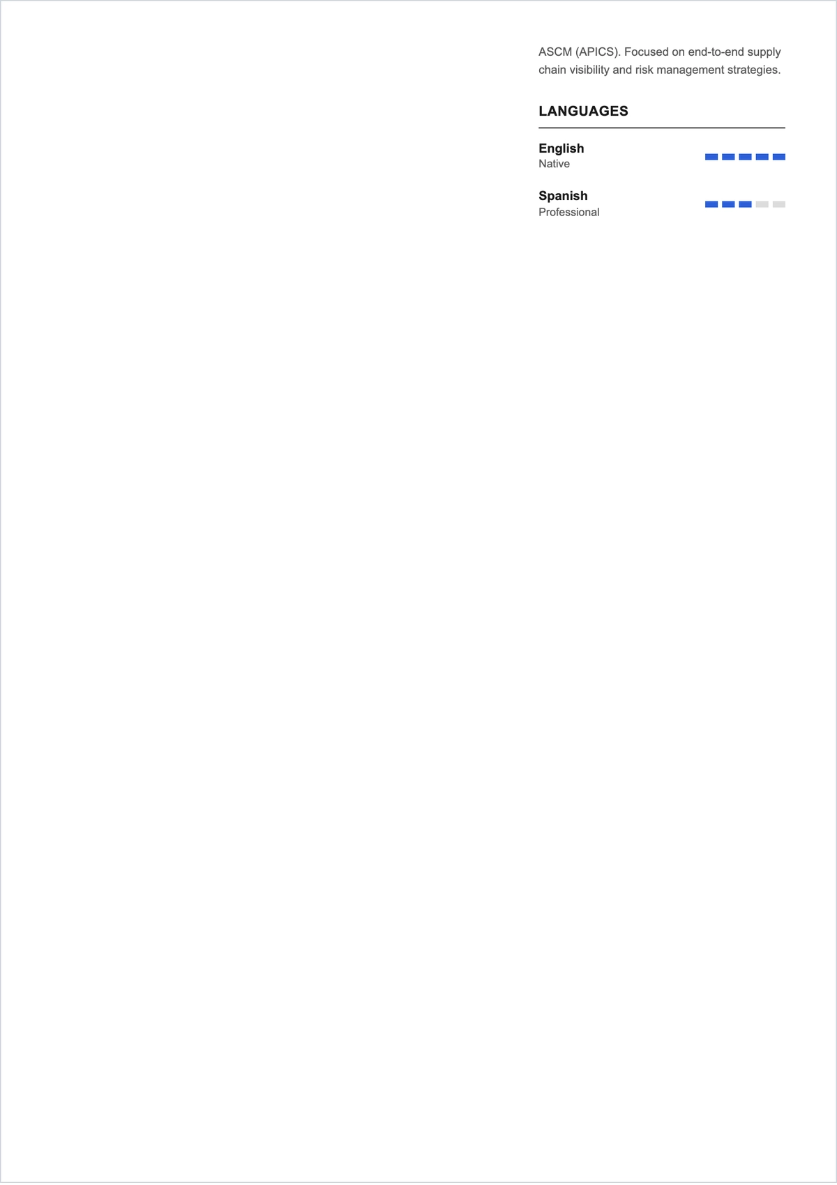 Free Chronological ATS Resume Summary Template, AI Resume Builder