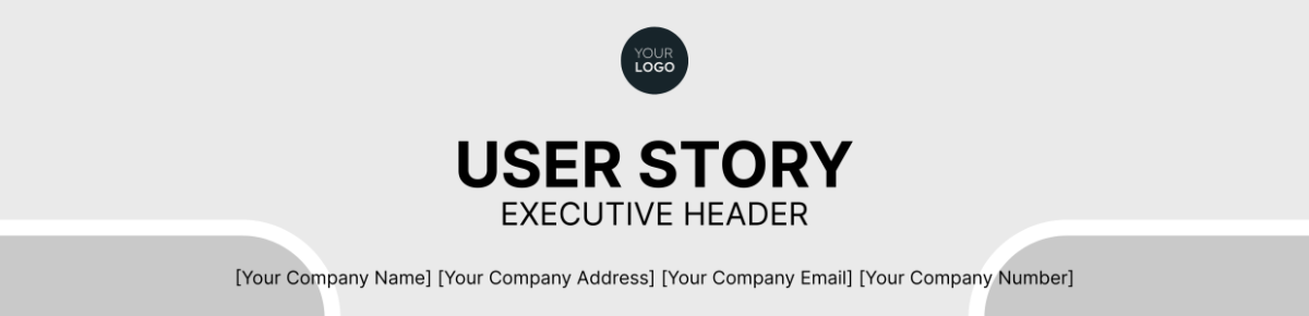 User Story Executive Header