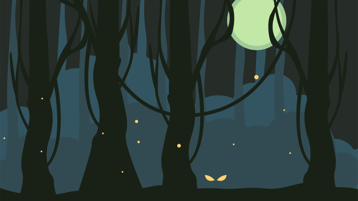 Free Dark Forest Desktop Background