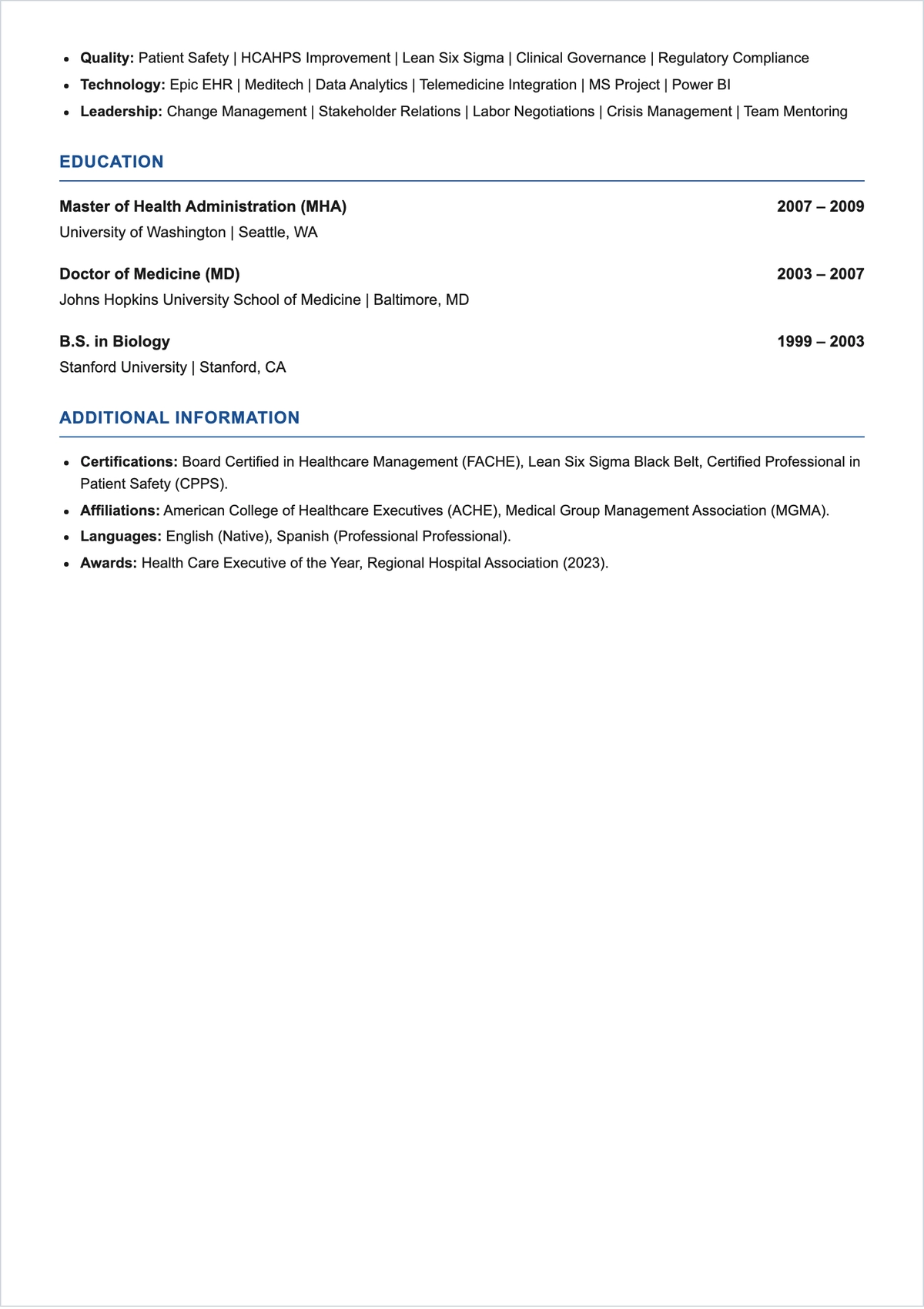 Free Health Care ATS Resume Summary Template, AI Resume Builder