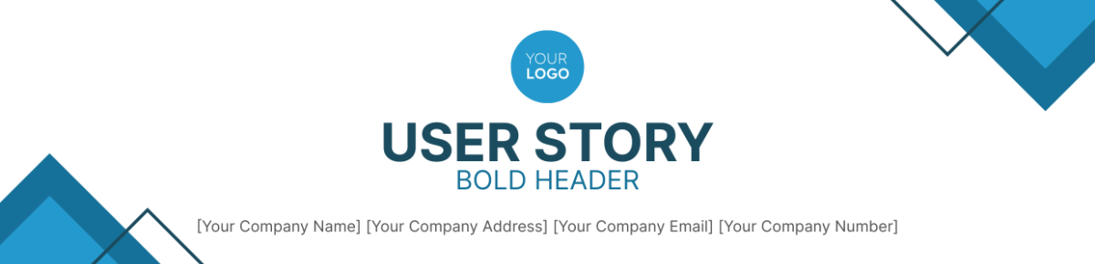 User Story Bold Header