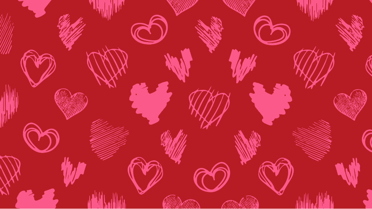 Abstract Love Hearts Background