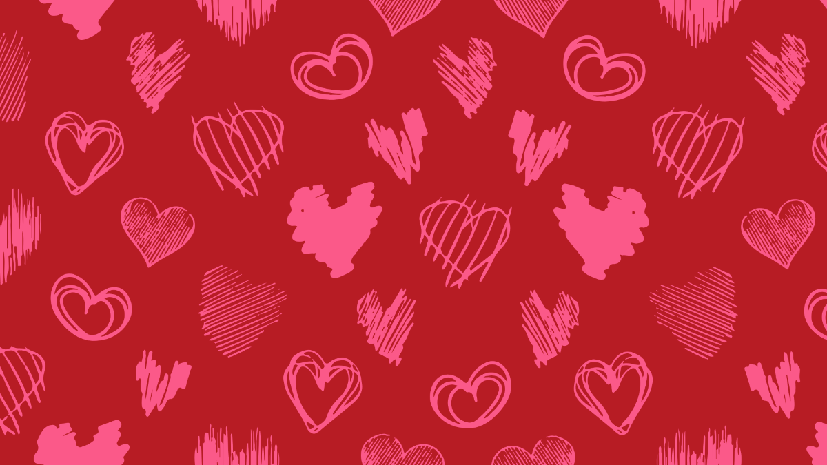 Abstract Love Hearts Background