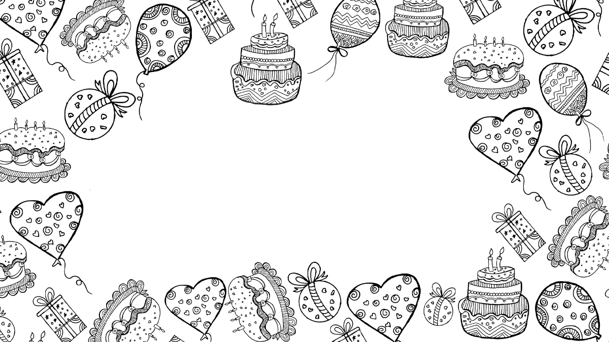 Free Party Drawing Background