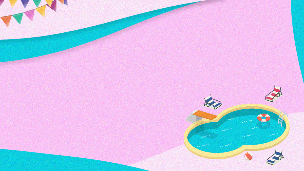 Pink Pool Party Background