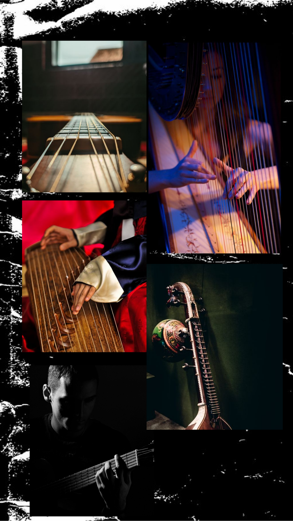 Free Aesthetic Music Collage Template