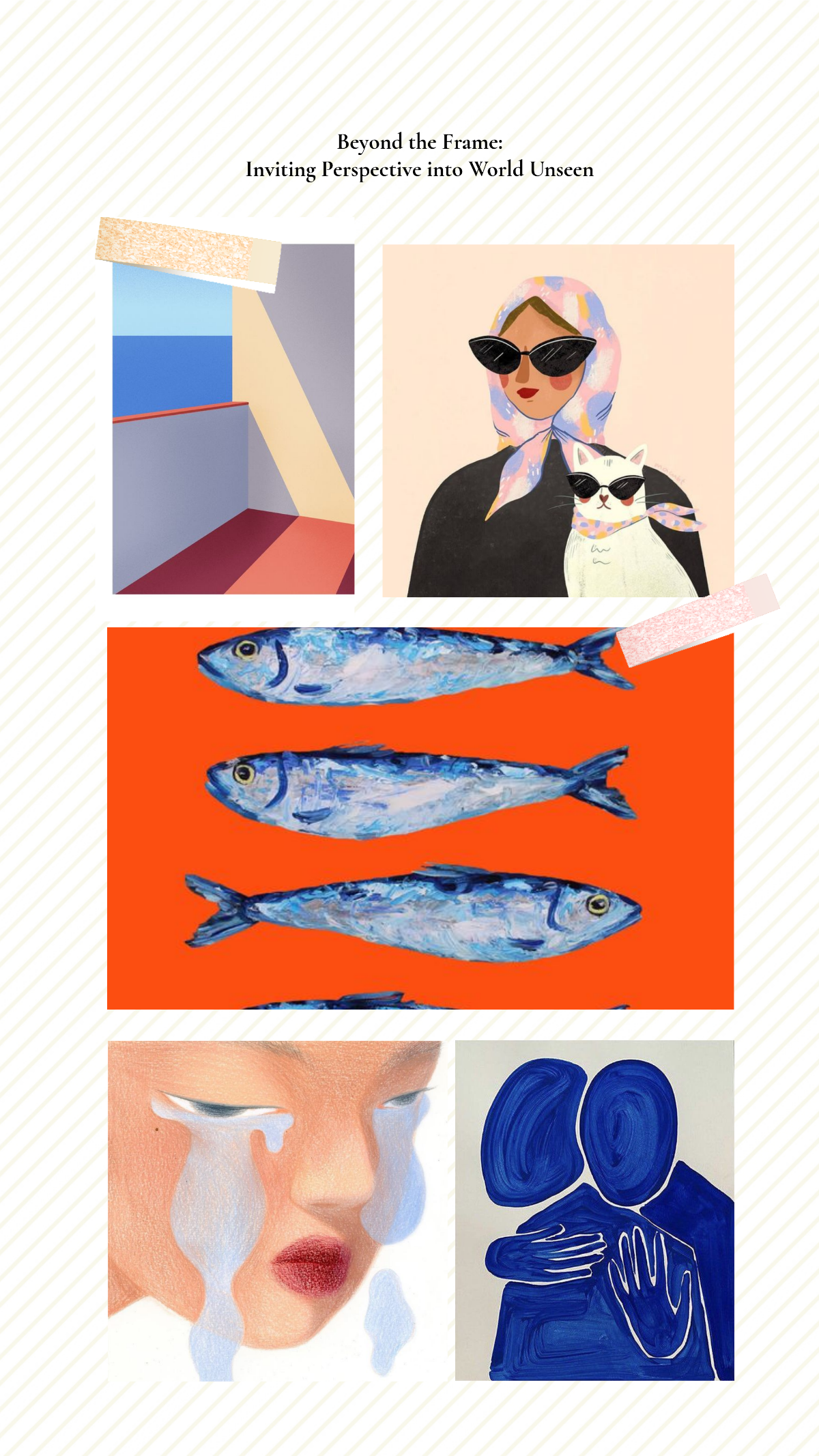 Free Aesthetic Art Collage Template