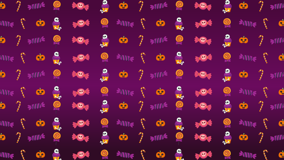 Free Halloween Candy Background