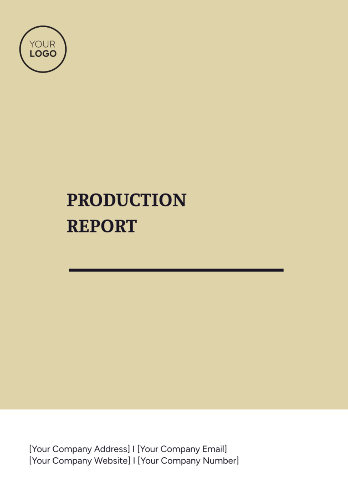 Production Report Template - Edit Online & Download