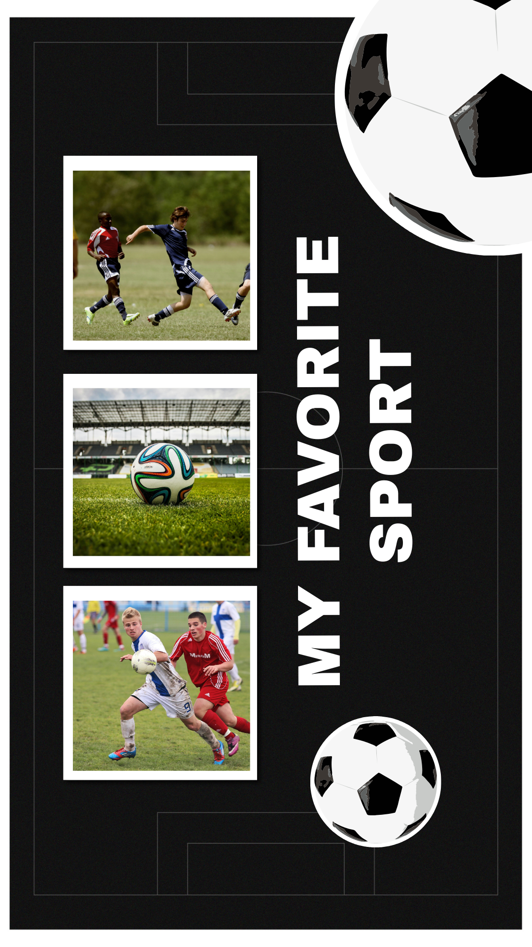 Soccer Photo Collage Template