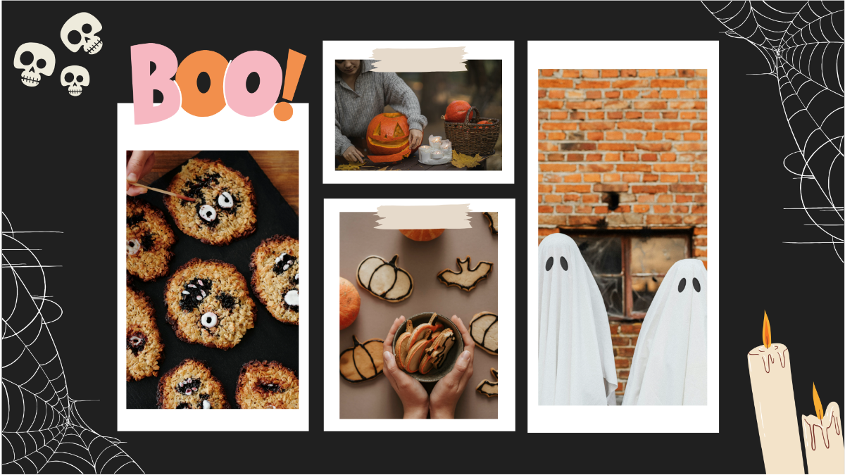 Halloween Collage Background