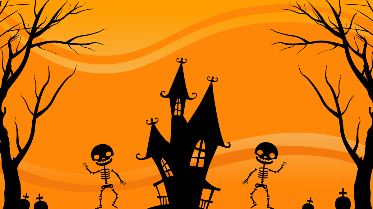 Free Halloween Cartoon Background