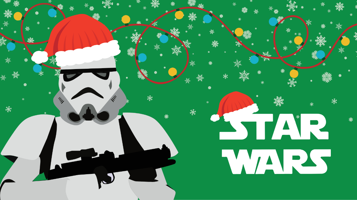 Star Wars Christmas Background