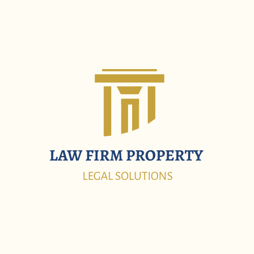 Law Firm Property Legal Solutions Logo Template