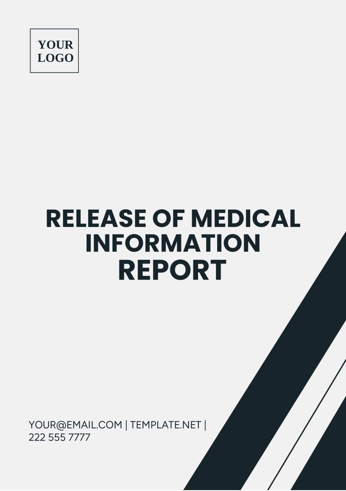 Release of Medical Information Report Template - Edit Online & Download