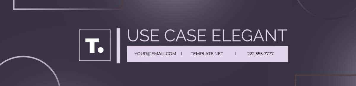 Use Case Elegant Header Template