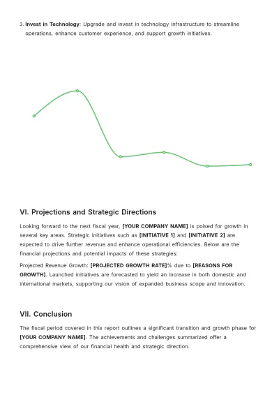 Free Executive Summary Financial Report Template to Edit Online