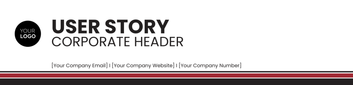 User Story Corporate Header