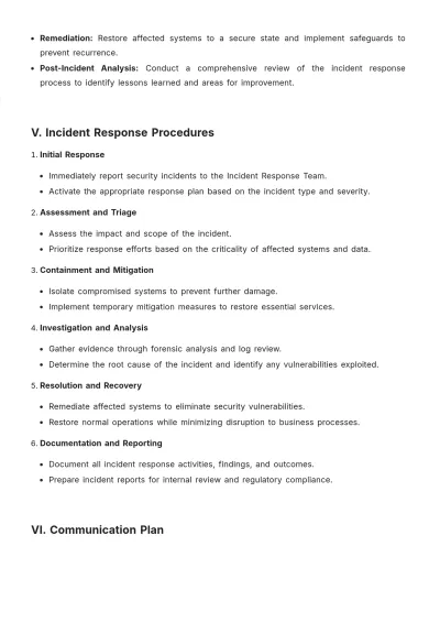Free Incident Response Team Charter Template to Edit Online