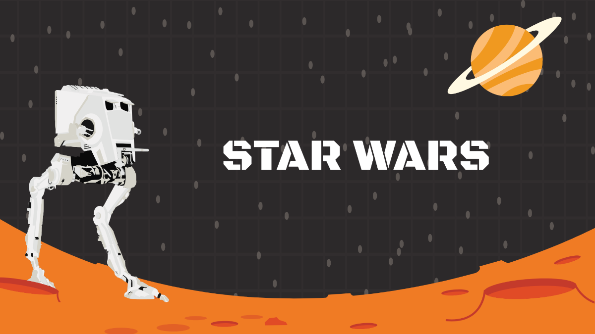Free Star Wars Aesthetic Background Template