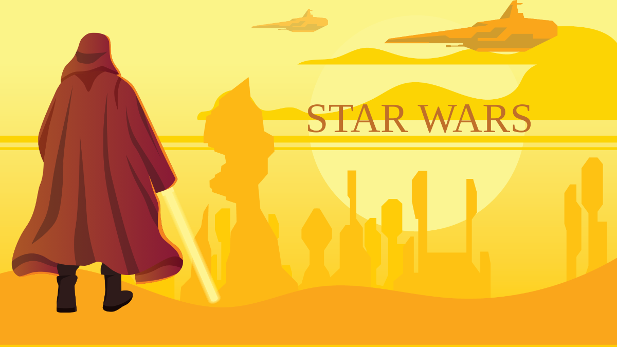 Star Wars Desktop Background Template