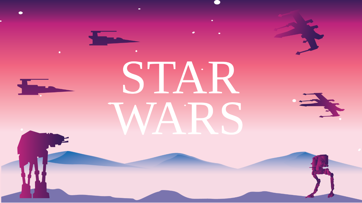 Star Wars Space Battle Background Template