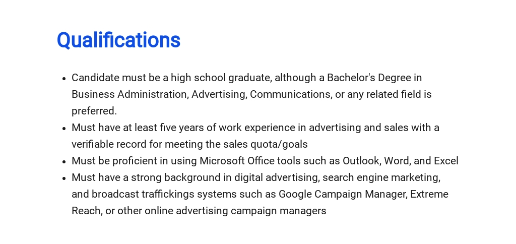 Free Advertising Specialist Job Description Template 5.jpe