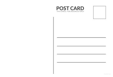 free postcard templates for mac