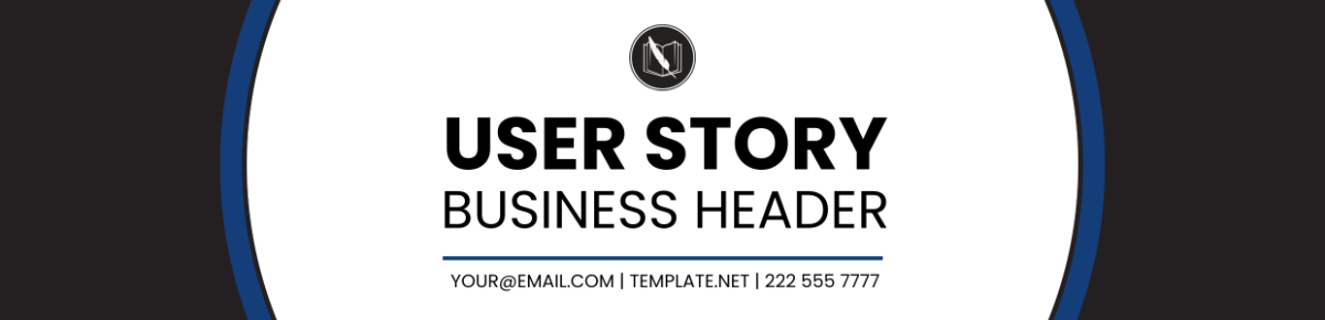 Free User Story Business Header Template