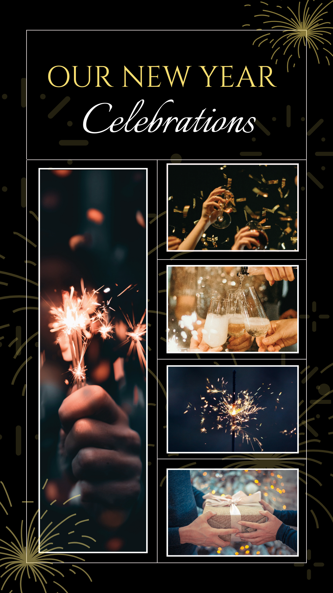 New Year Collage Template