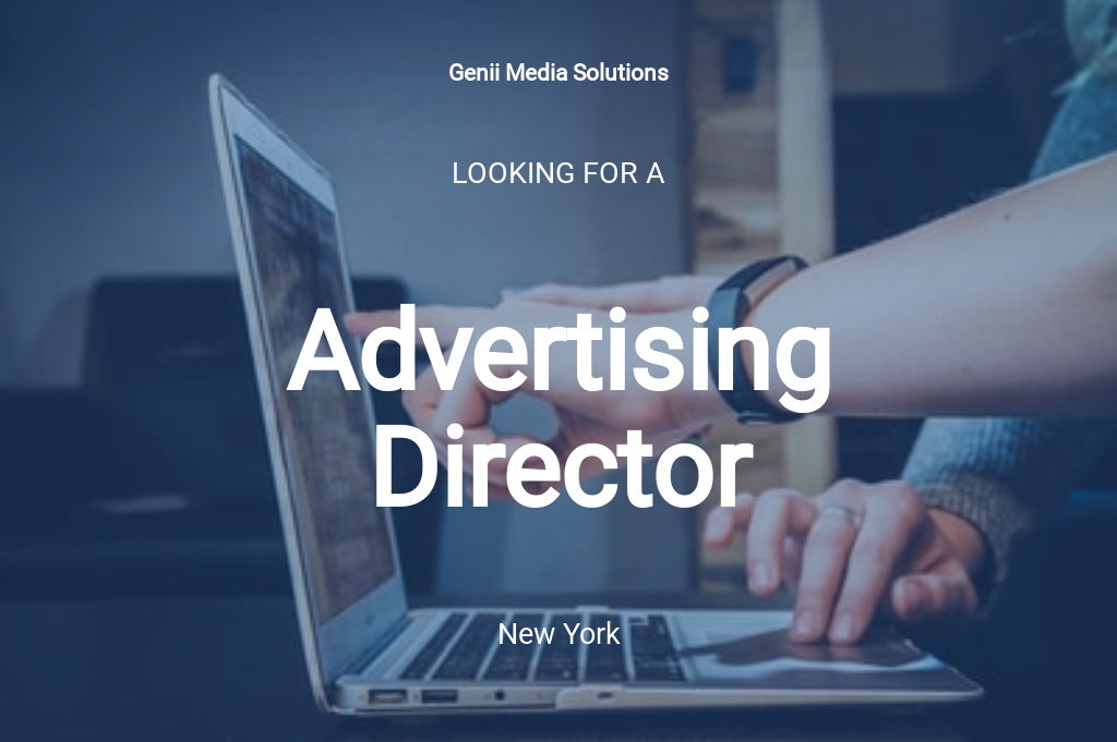 Free Advertising Director Job Ad/Description Template.jpe