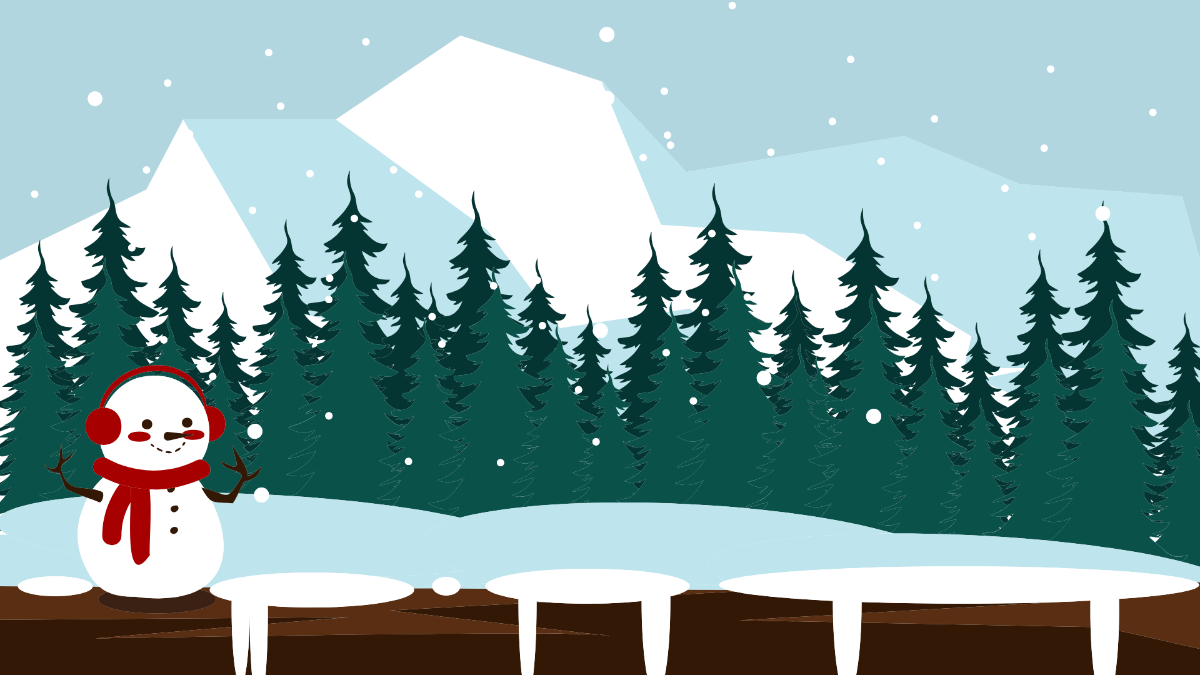 Christmas Forest Background