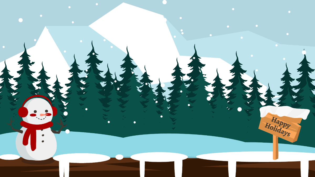 Free Christmas Forest Background