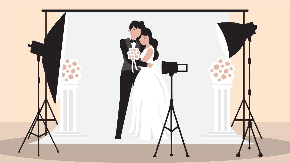 Wedding Photography Studio Background