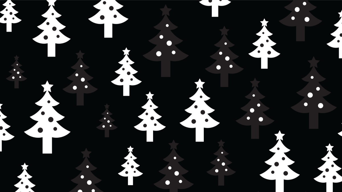 Black Christmas Background