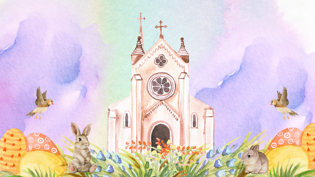 Easter Church Background