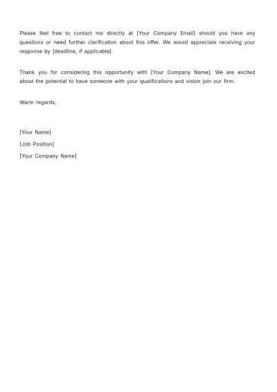 Free Law Firm Employment Cover Letter Template to Edit Online