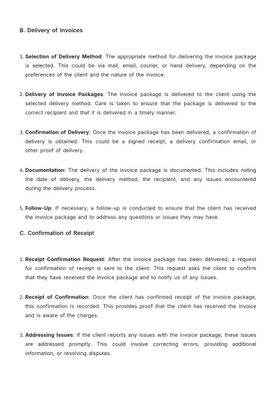 Free Law Firm Billing Procedure Template to Edit Online