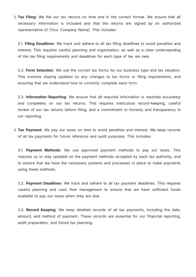 Free Law Firm Financial Reporting Procedure Template to Edit Online