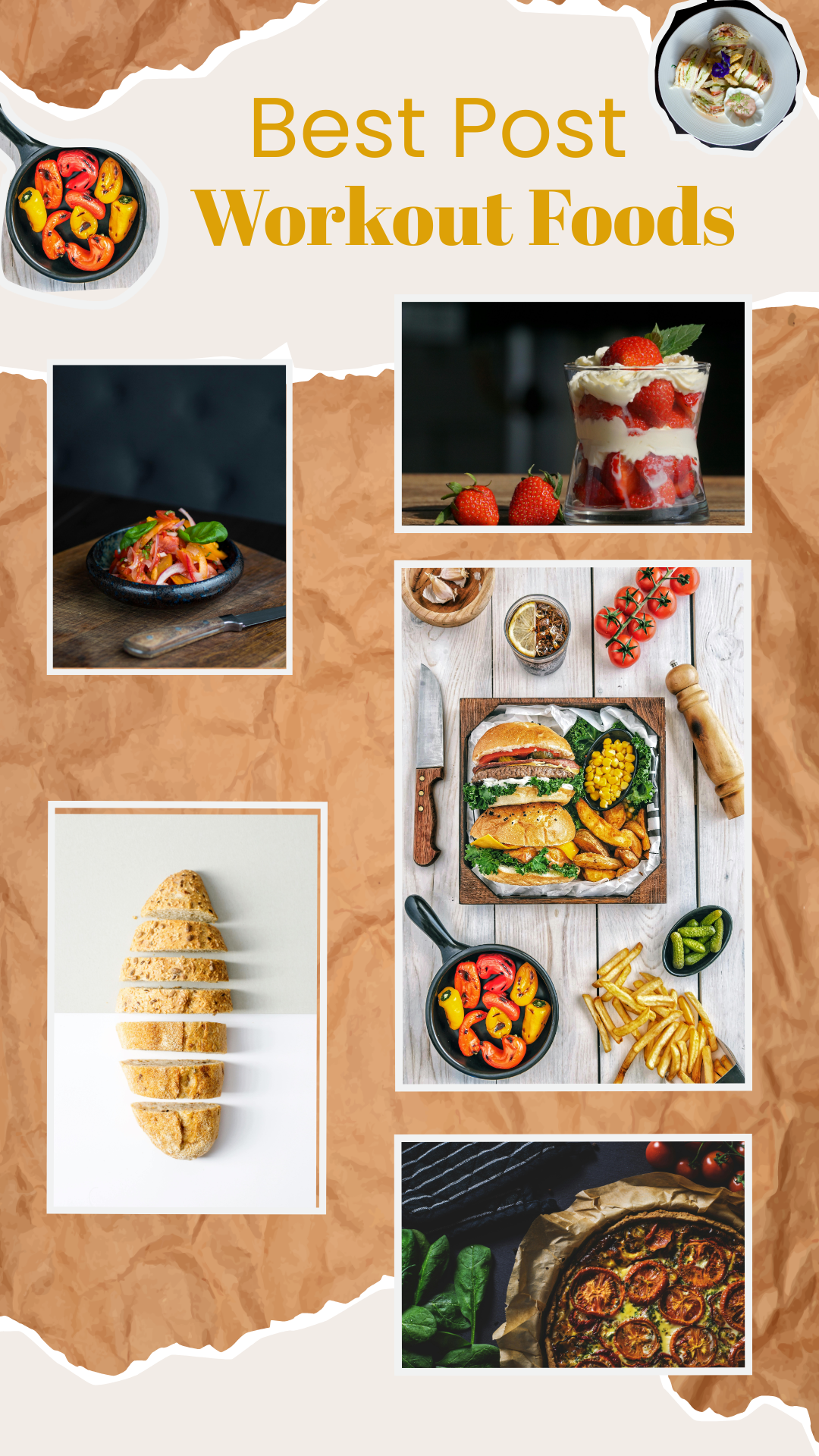 Aesthetic Food Collage Template