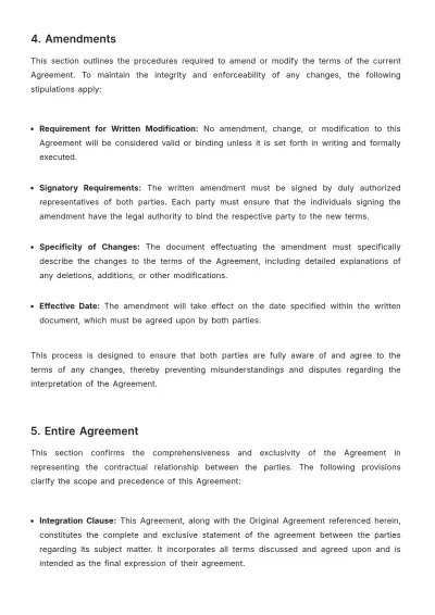 Free Law Firm Extension of Agreement Template to Edit Online