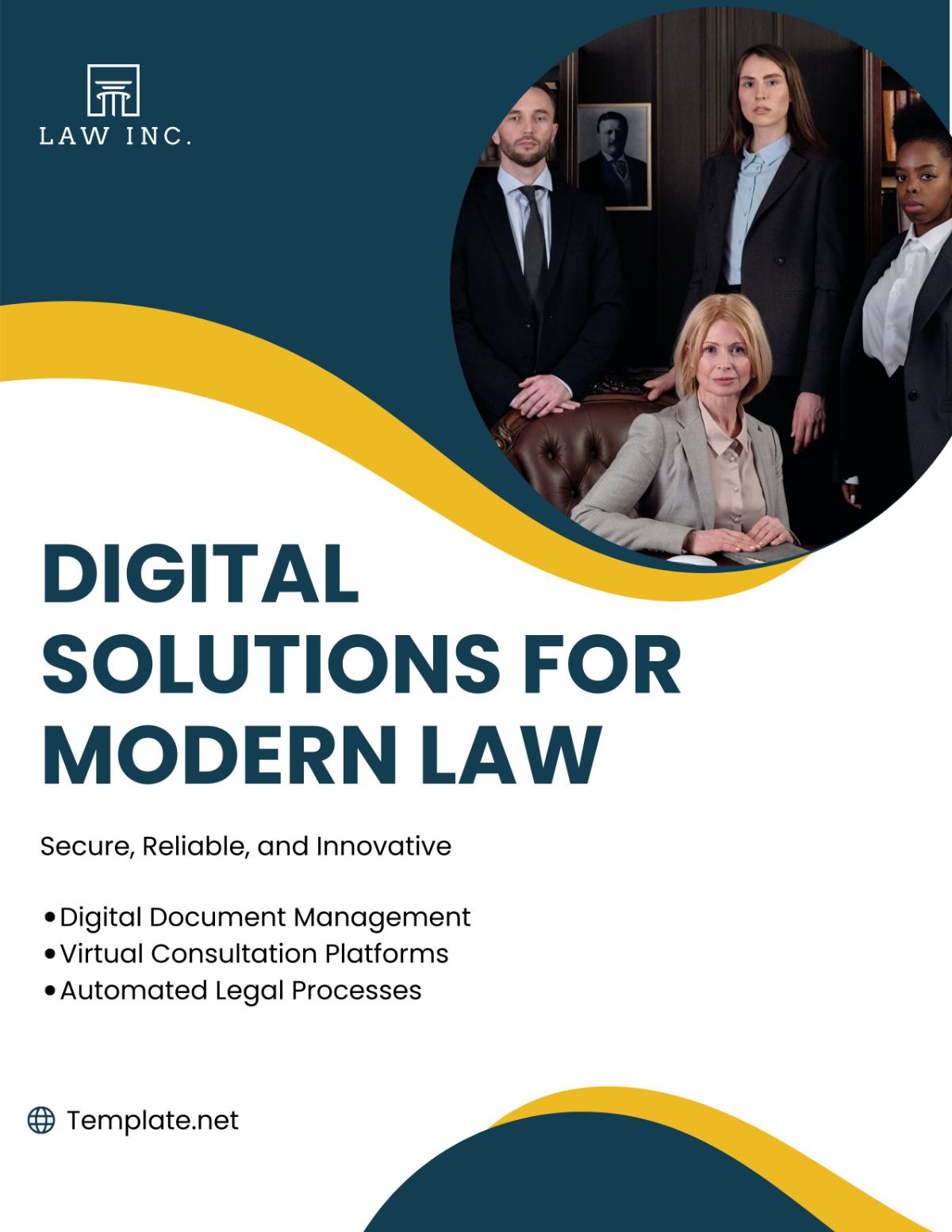 Law Firm Digital Flyer Template