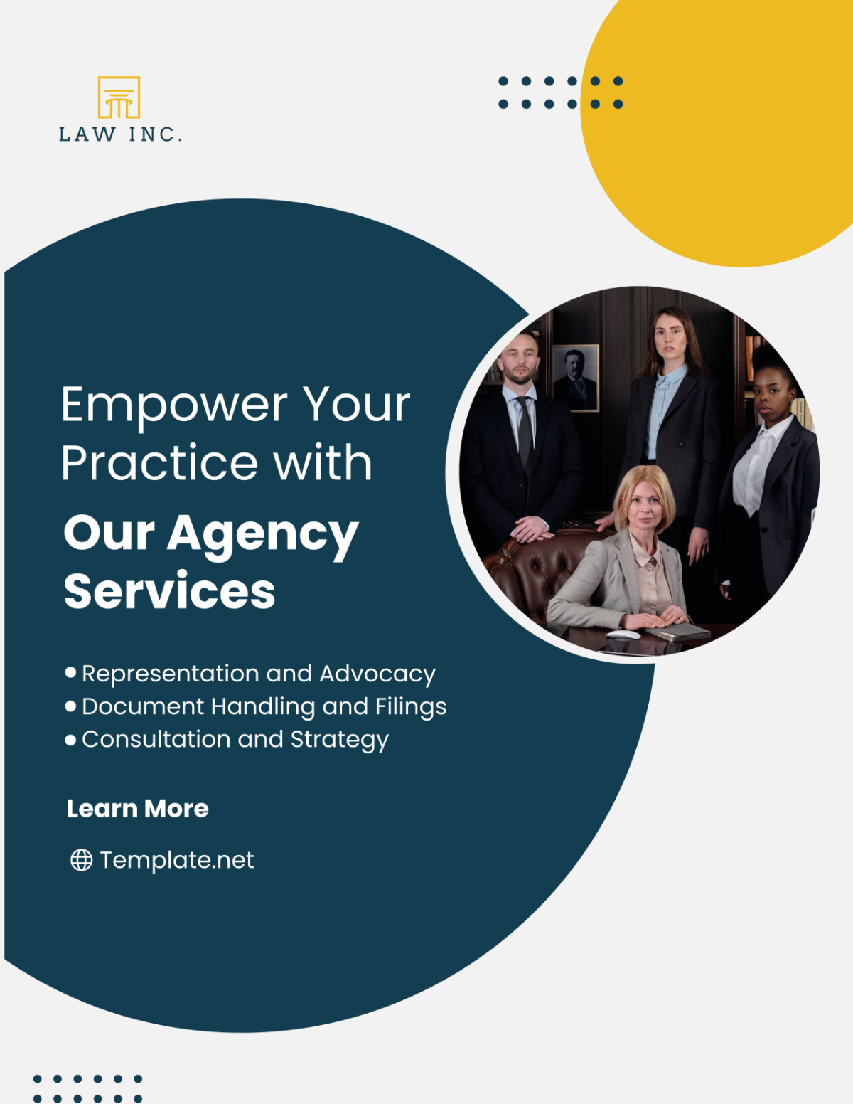 Law Firm Agency Flyer Template