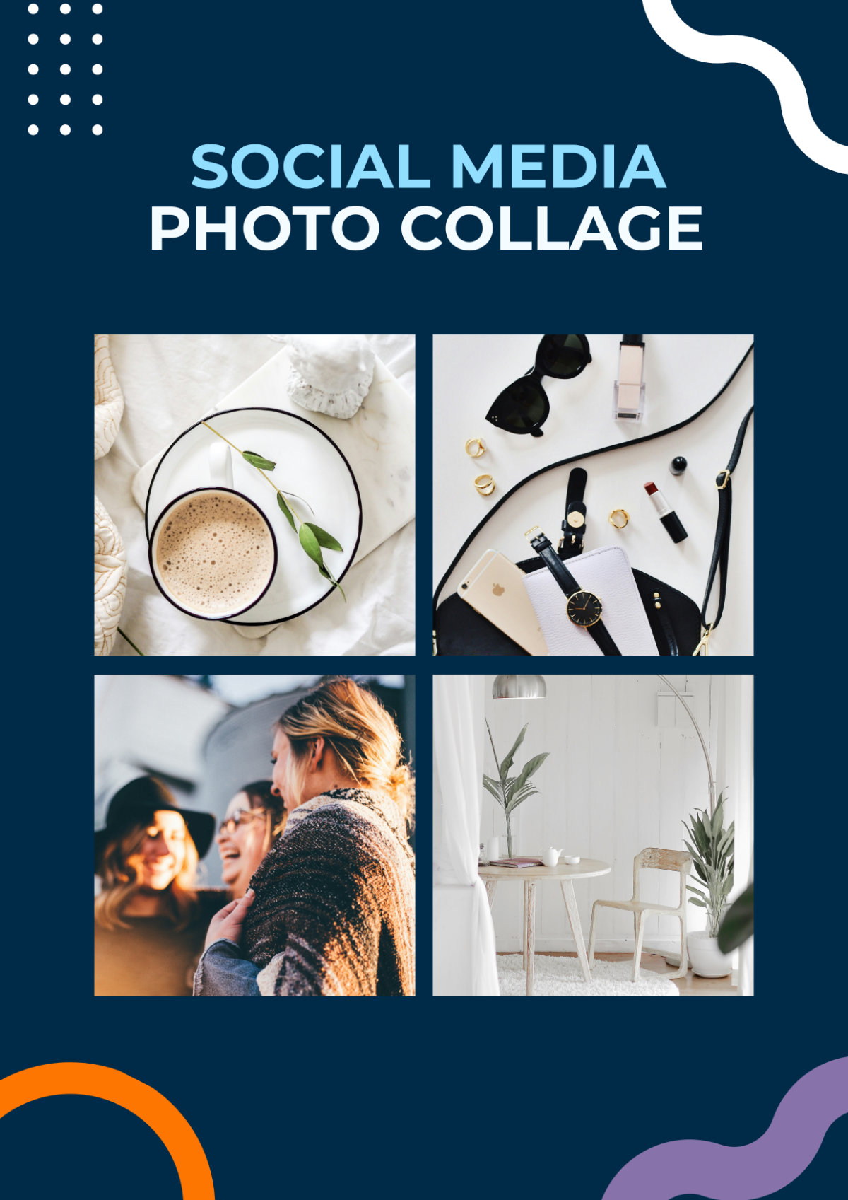 Social Media Photo Collage Template