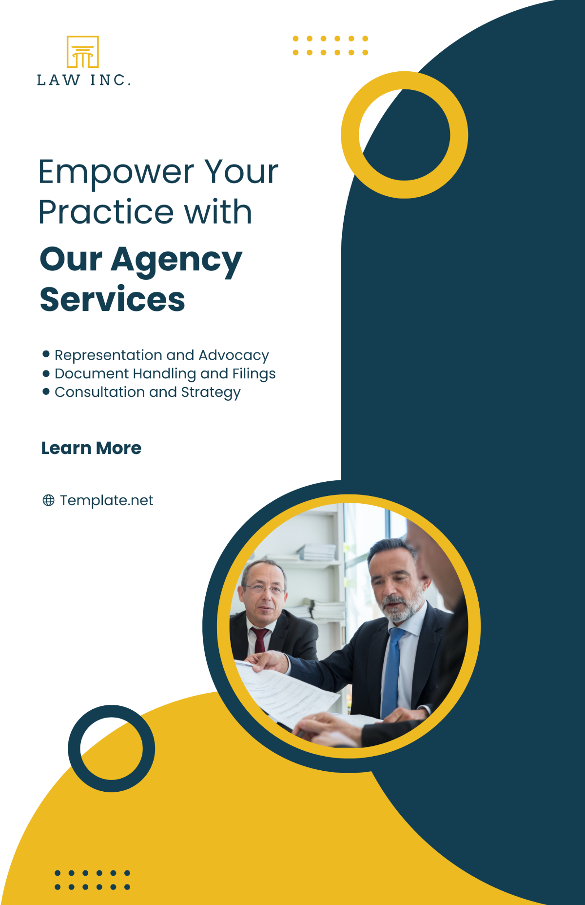 Law Firm Agency Poster Template - Edit Online & Download Example ...