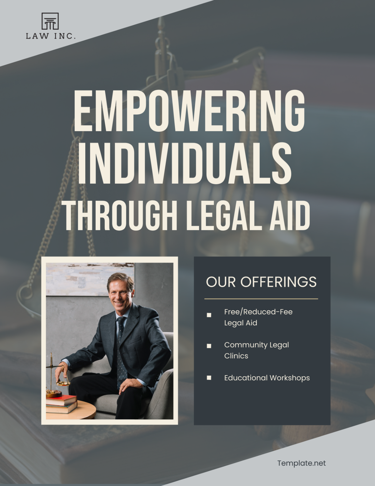 Law Firm Legal Aid Flyer Template