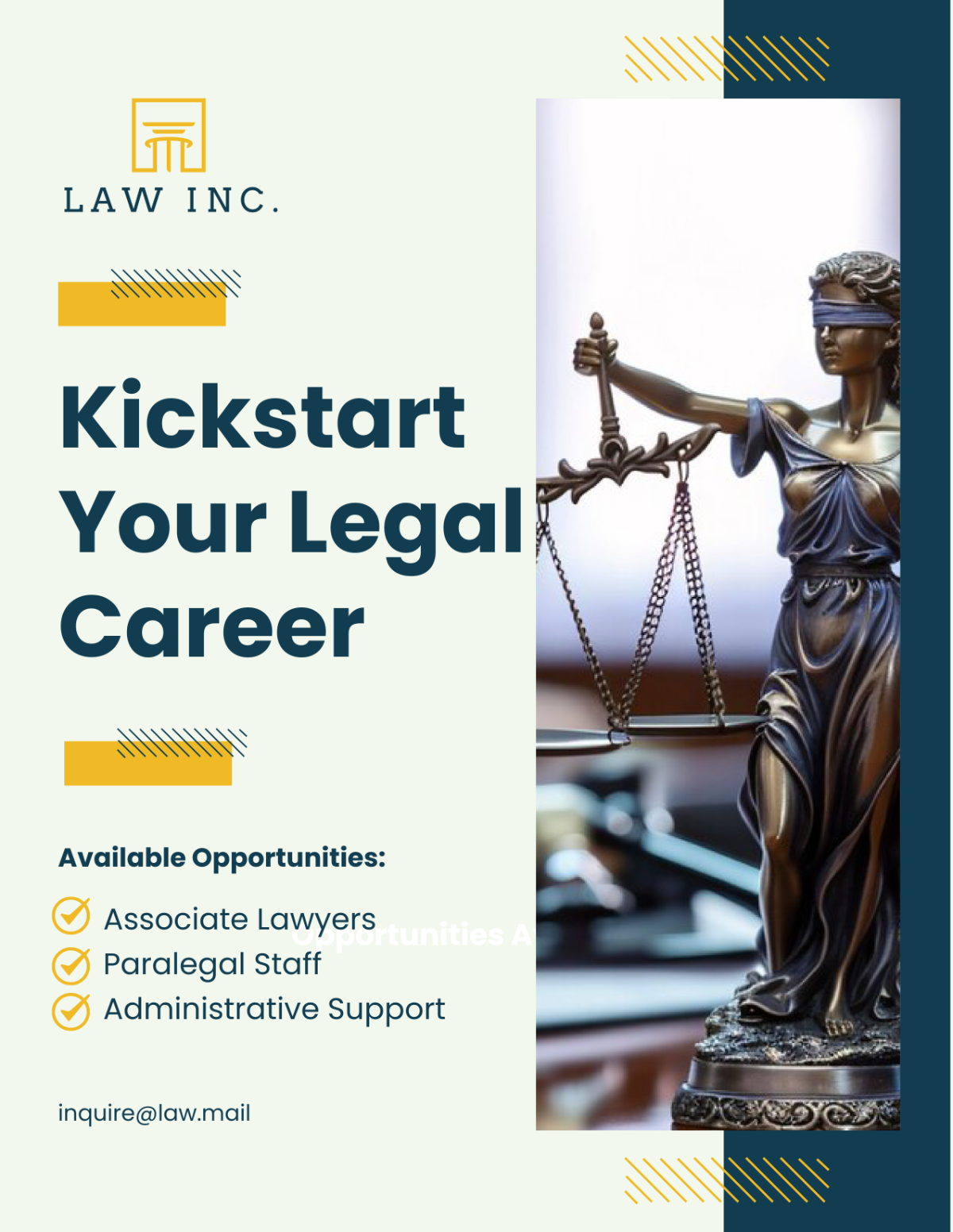 Law Firm Job Flyer