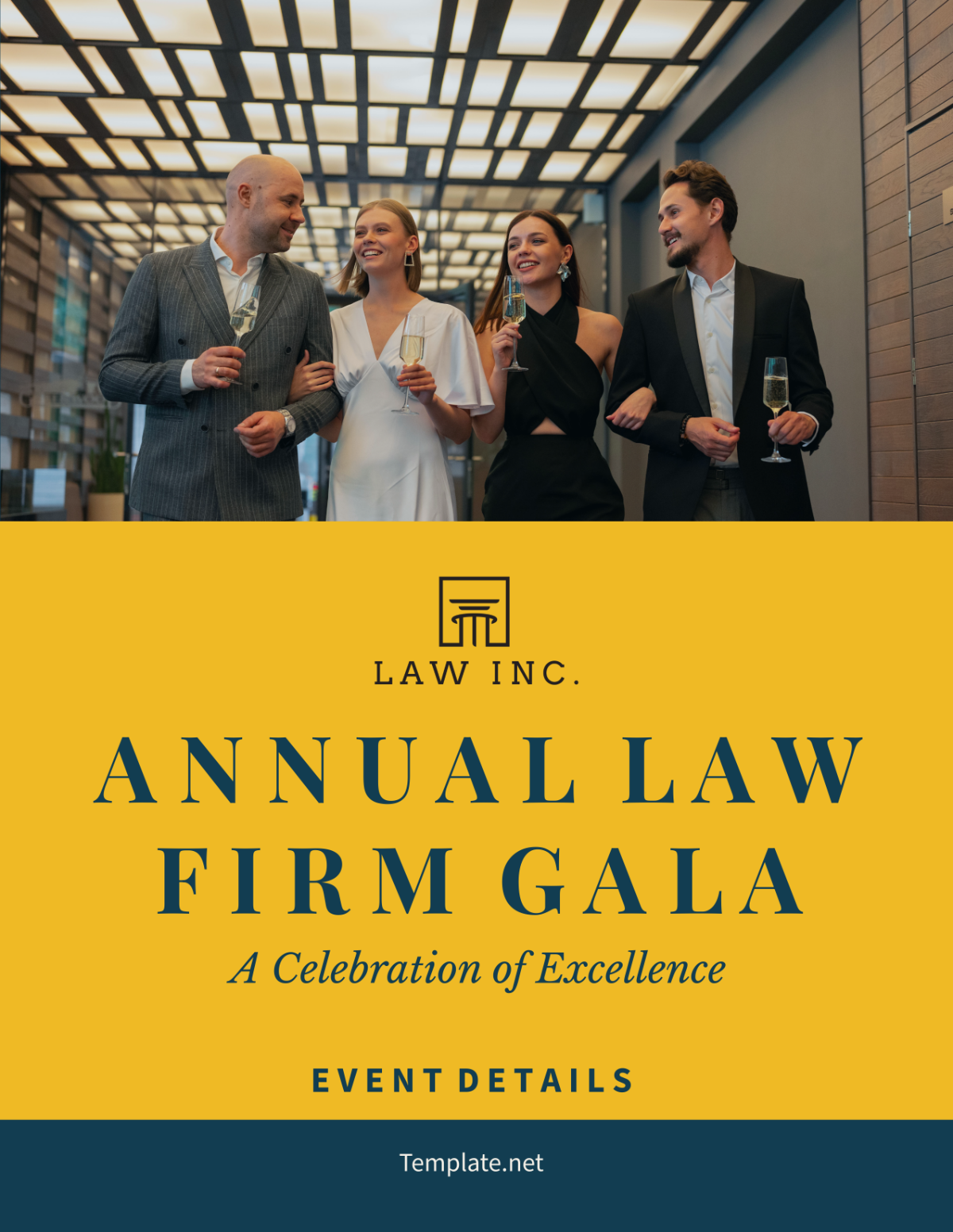 Law Firm Event Flyer Template