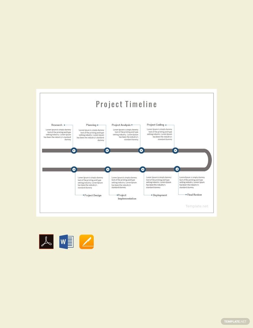 Project Timeline Template