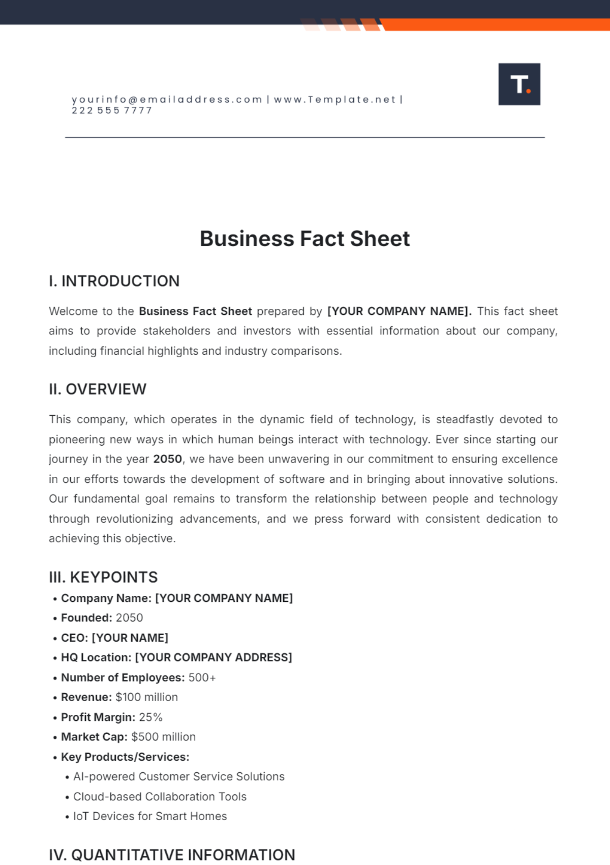 Free Hotel Fact Sheet Template Edit Online Download Template